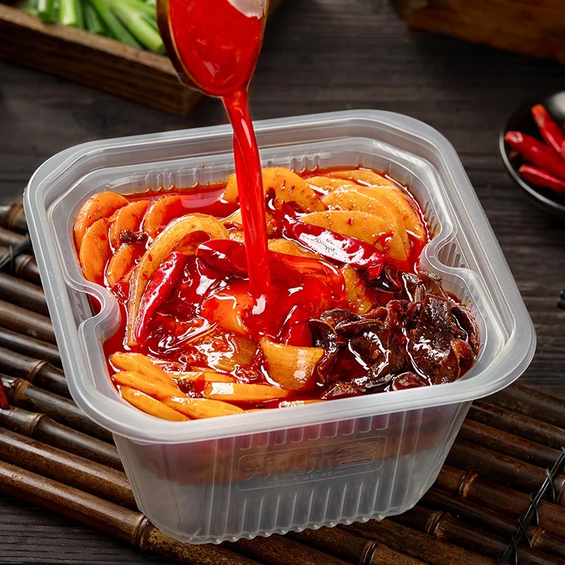 Очень популярное китайское блюдо пряное, как саморазогревание Овощной растворимый горячий горшок