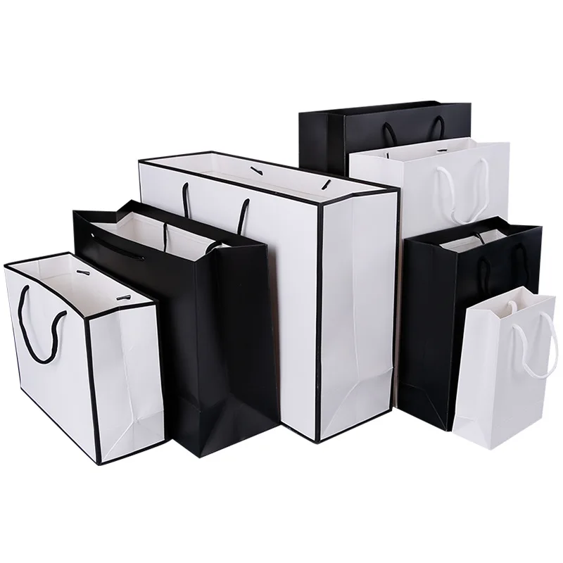 Brown Kraft Packaging Wine Bottle Art Shopping Wholesale Printing Commercial Luxury Christmas Paper Gift Bag