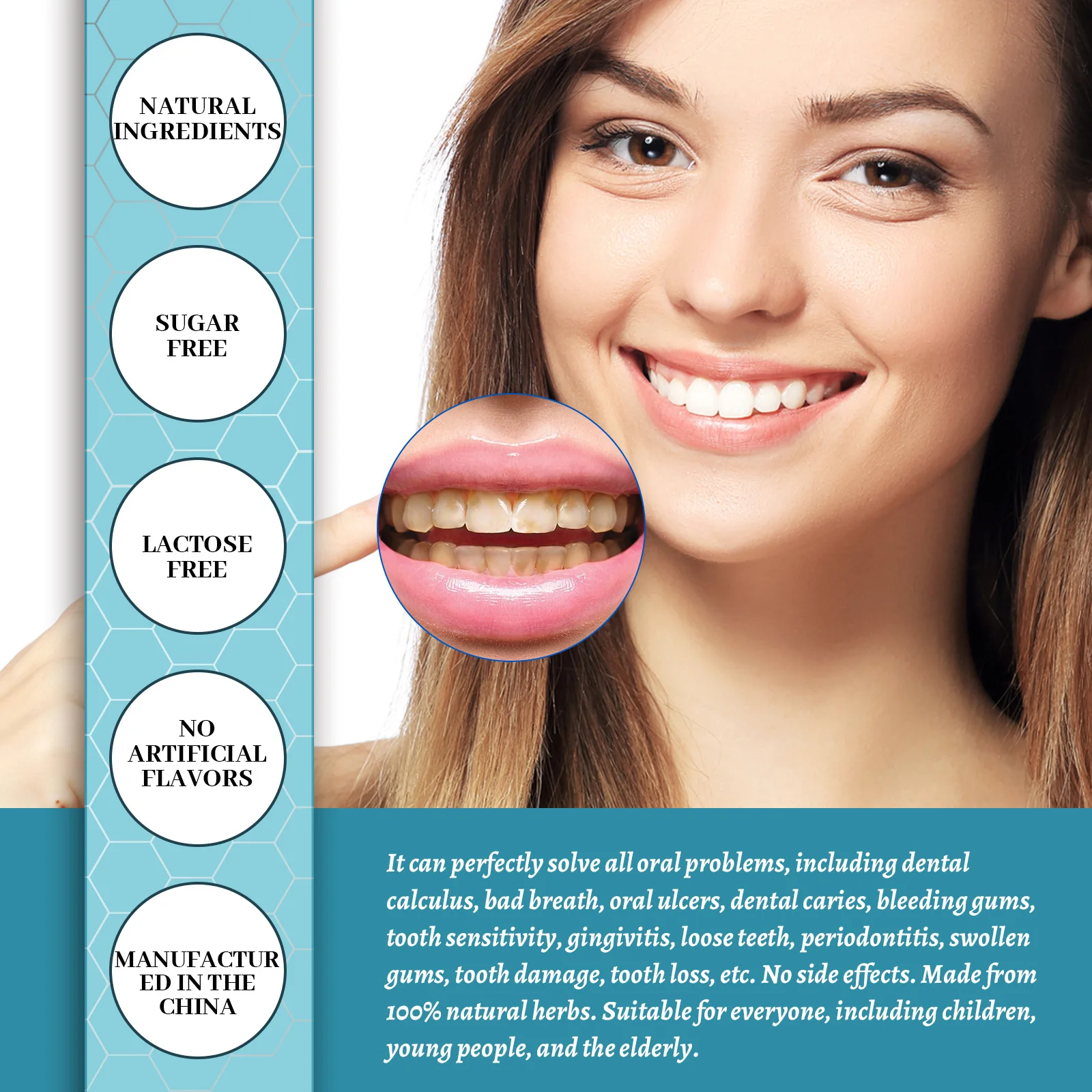 JAYSUING Mini Travel Size Mouth Oral Breath Refreshing Vanilla Mint Mouthwash 15ml