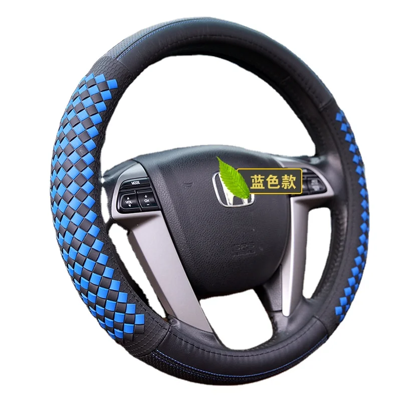 Latest Design Type Temporary Parking Sign Car Steering Wheel Cover Leather