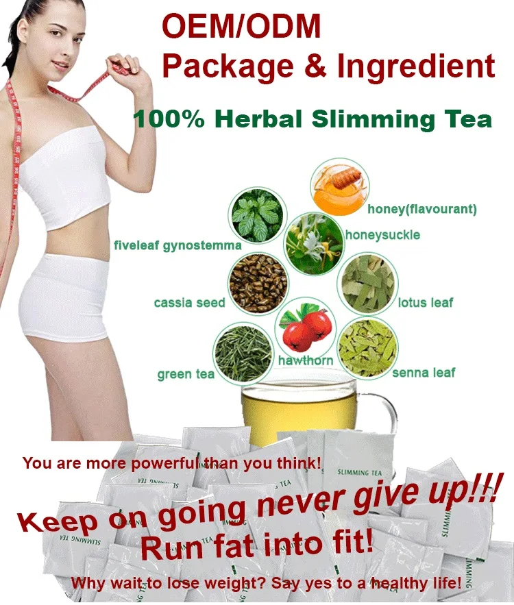 OEM/ODM Ingredients Private Label Customized Package Slimming Fit Flat Tummy Weight Loss Skinny Detox Tea  Diet Weight Lose Tea