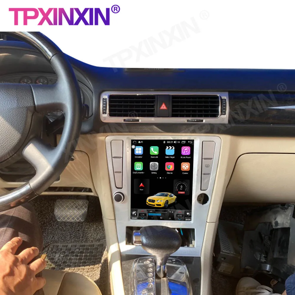 
For B7 2009 - 2017 Tesla Screen Car Radio GPS Navigation Android Multimedia DVD Player 