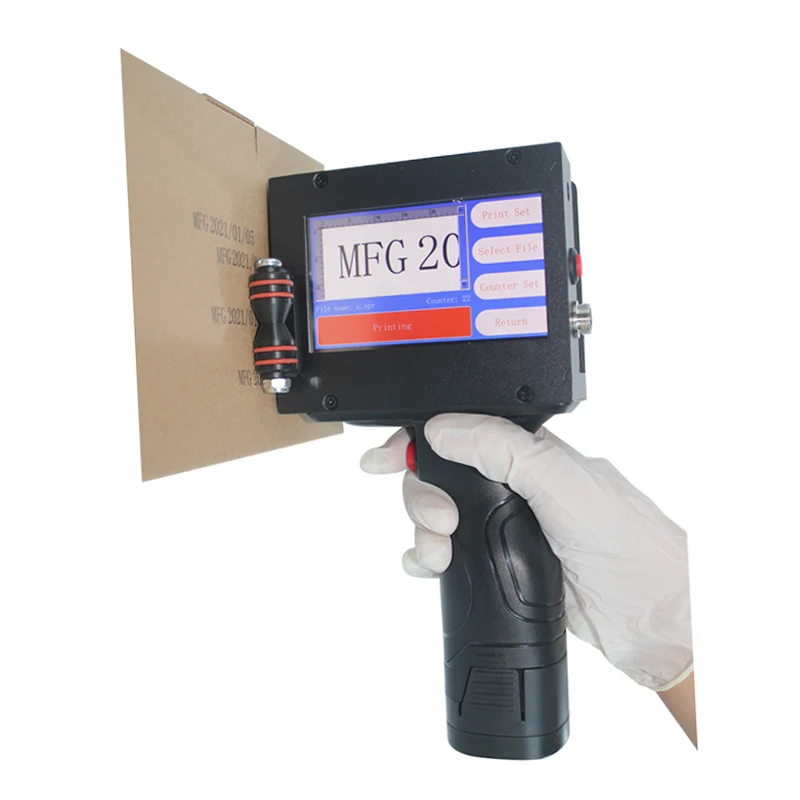 Многофункциональный простой в эксплуатации портативный lazer dater Дата руководство партия номер печатная машина штрих-код машина