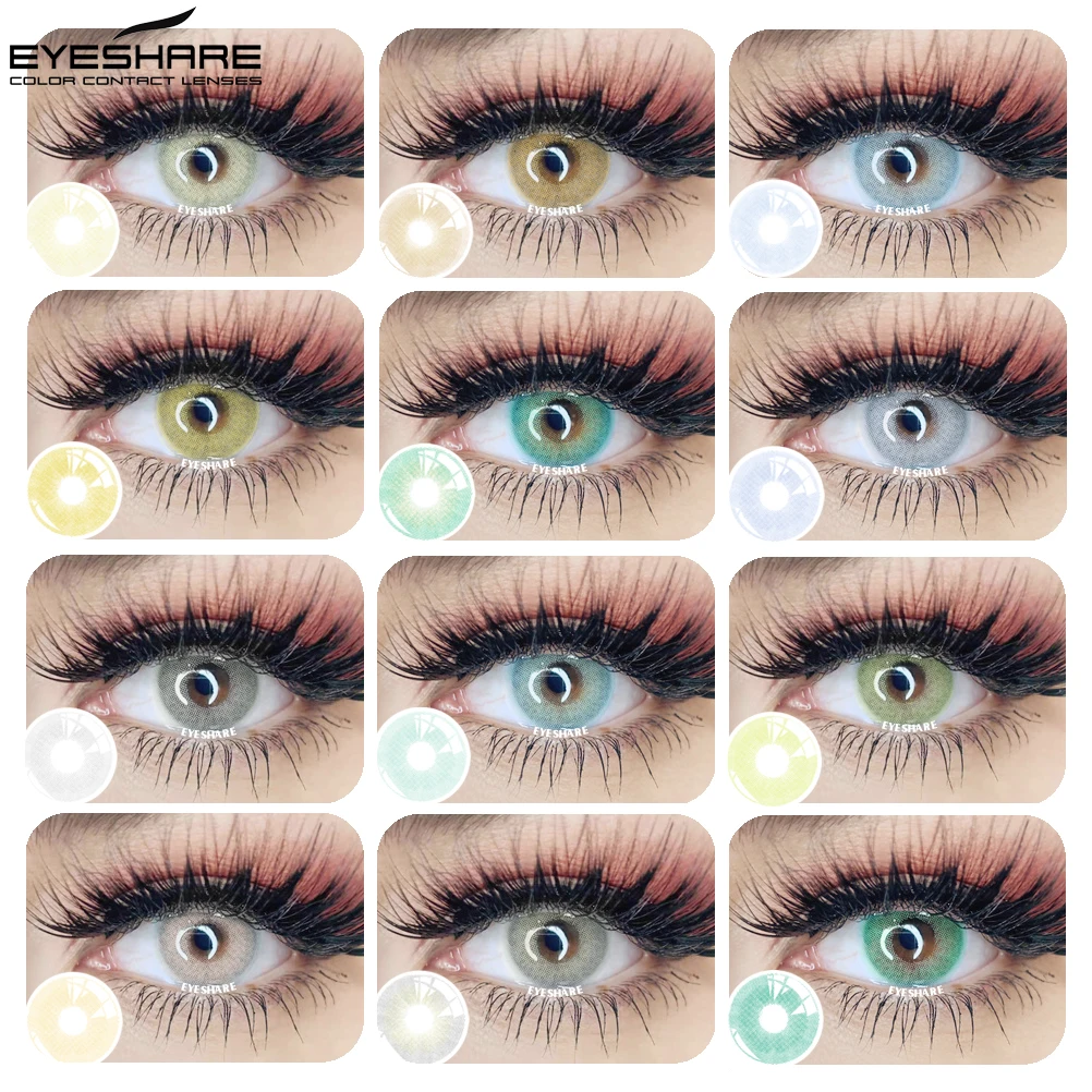 EYESHARE  Makeup Color Contact Lenses for Eye Cosmetics Contacted Lens for Cosplay Beauty Colored Lenses