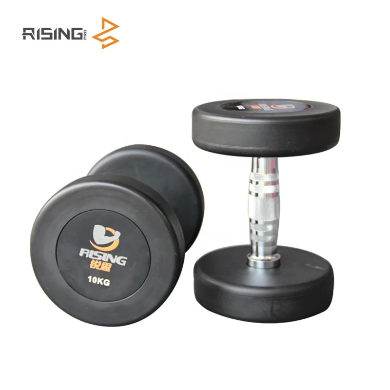 china  RISING Customize dumbbell bench Weight Lifting Pu Dumbbell Set home