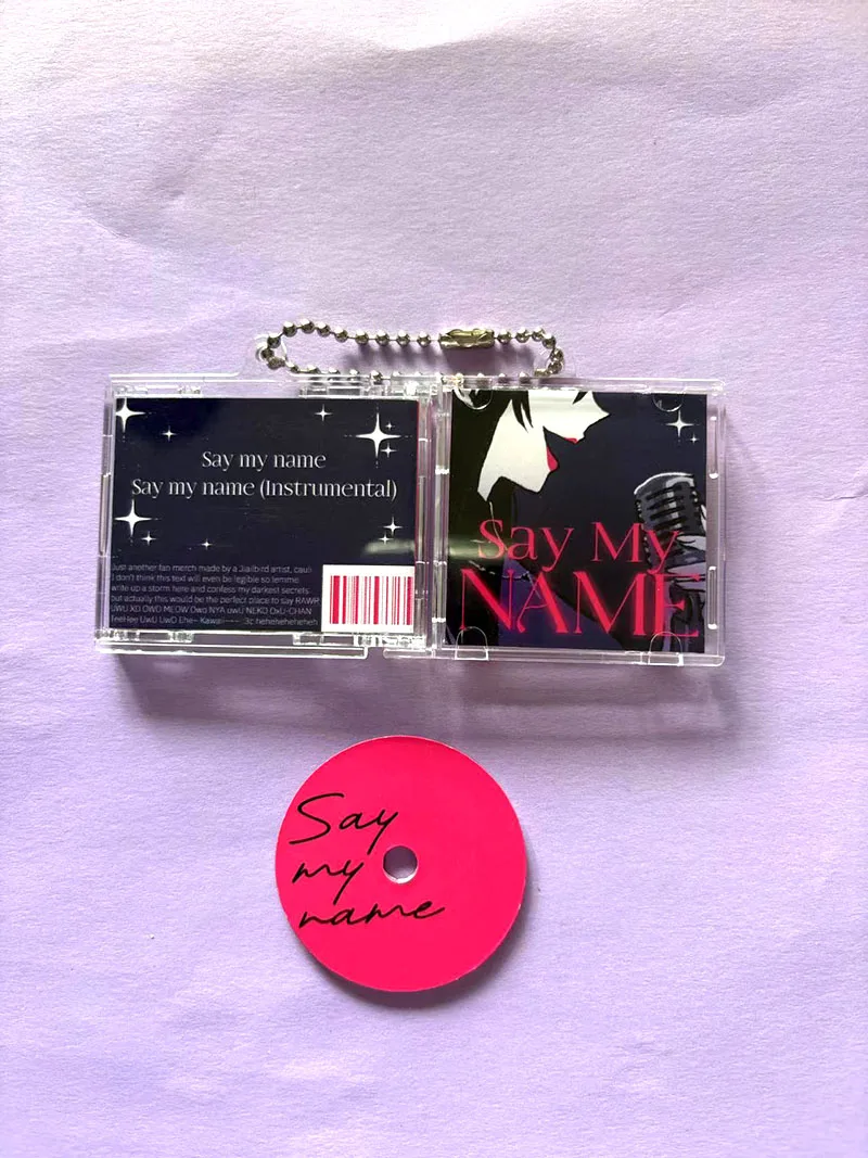 Wholesale custom NFC cd keychain, customize your own business card logo and company website link