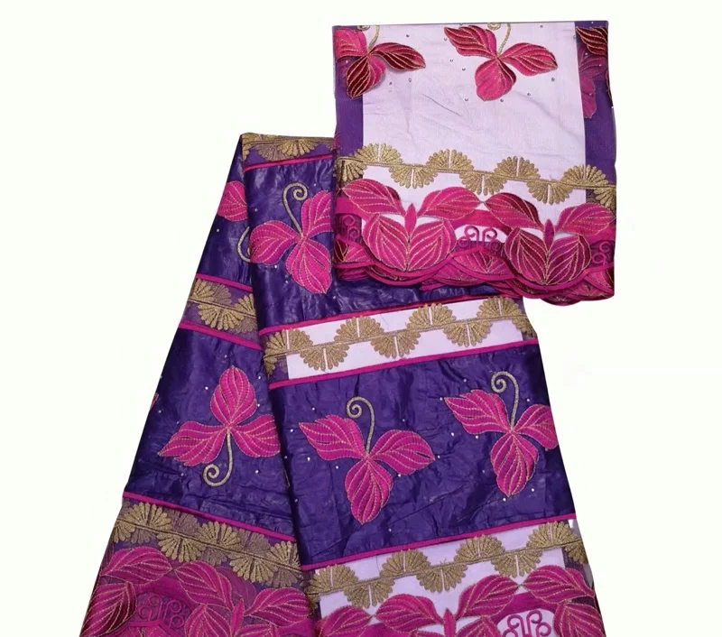 H & D новый дизайн африканская ткань с принтом для одежды вышивка восковая кружевная ткань для платьев