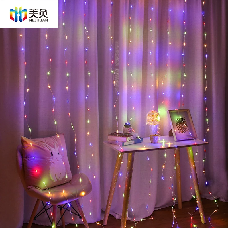 USB Led Magic Color Rubber Line Lamp String RGB Electric Point Control  Waterproof Decorative Christmas Lamp