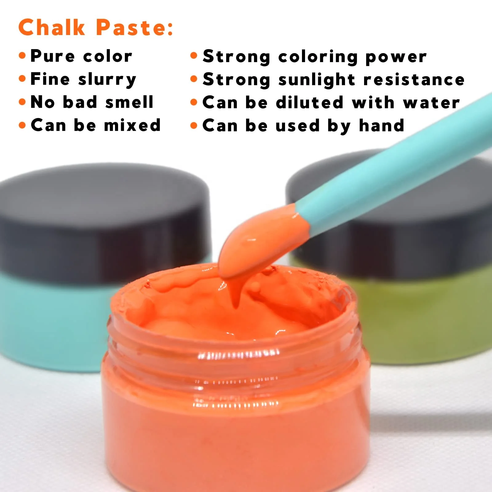 WBG Chalk Paste Screen Printing Ink for Mesh Transfer Furniture DIY Home Decoration