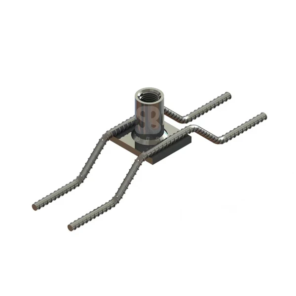Factory Price Building Materials Carbon Steel Threaded Rebar Flat Lifting Socket for Precast Concrete