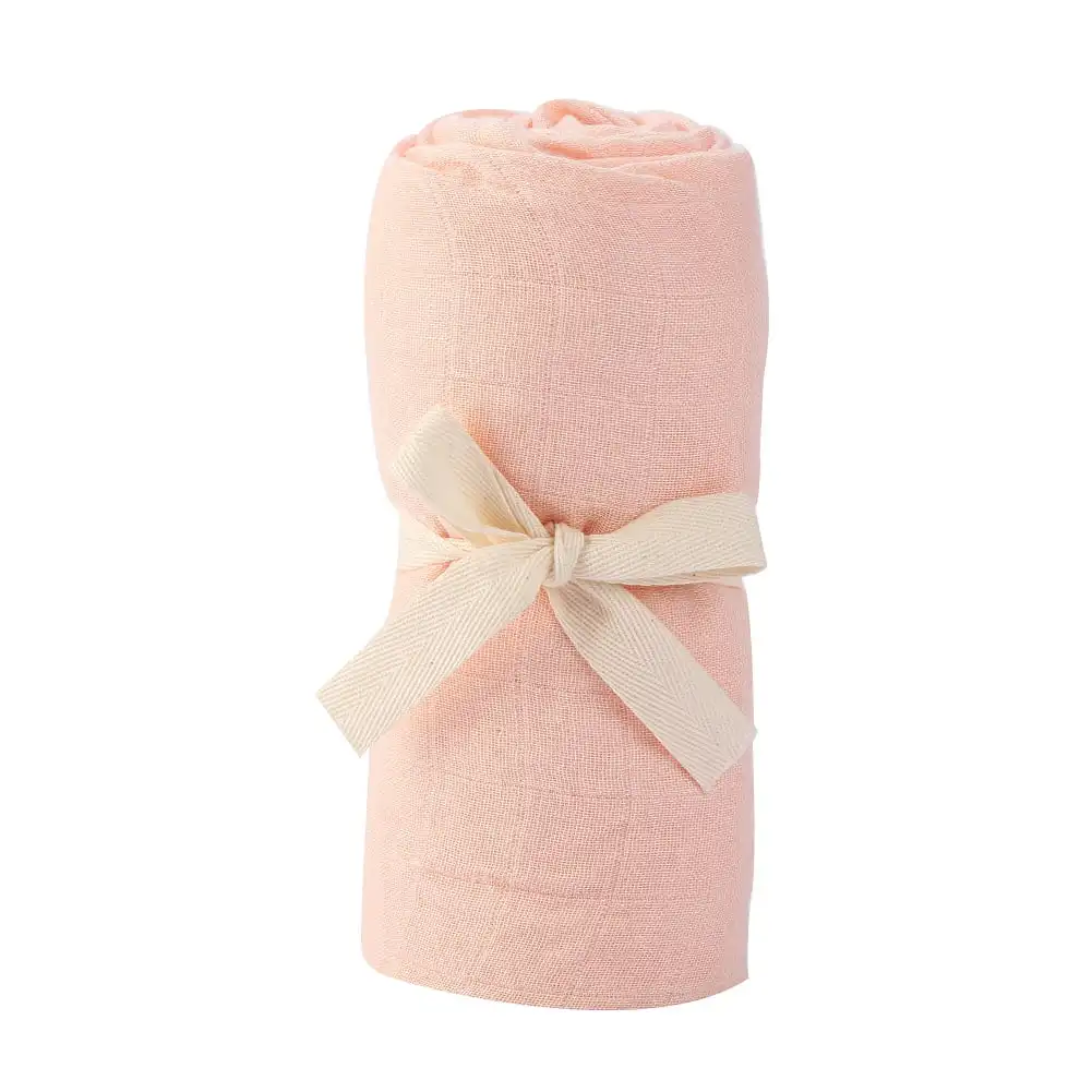 Silky Soft Receiving Blanket Neutral Swaddle Wrap Muslin Swaddle Blanket for Baby Boys and Girls
