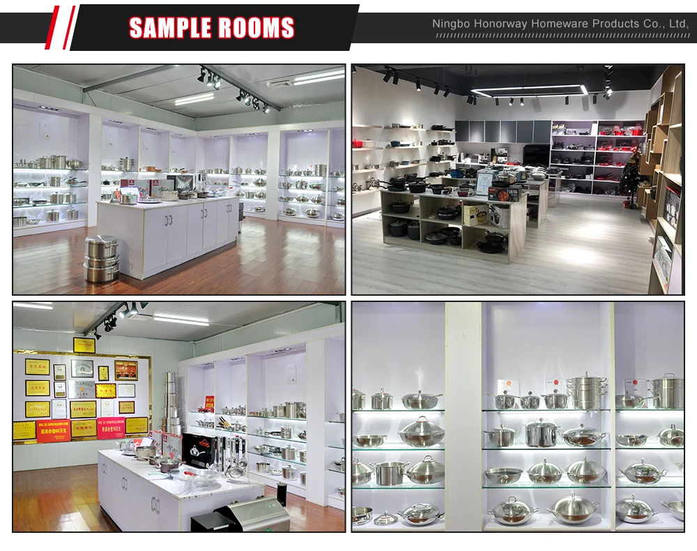 Honeycomb  Nonstick  304 Stainless Steel Fry Pan  Cookware Durable Frying Pan