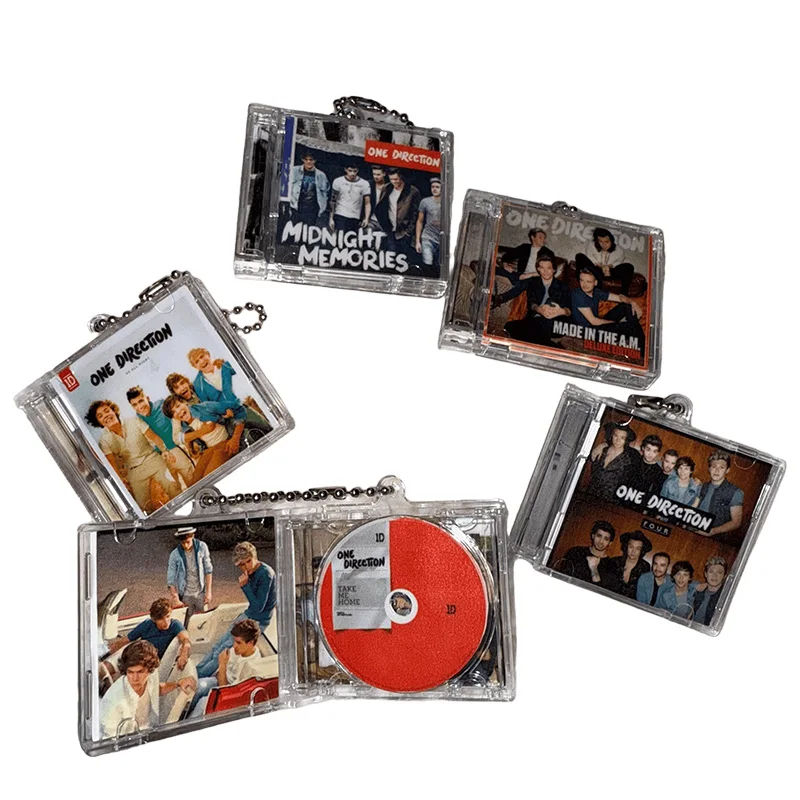 custom singer Album SMART Image Card QR Card Sticker Folding Smini Album Keychain Rfid NFC Music Mini CD Case jewel case