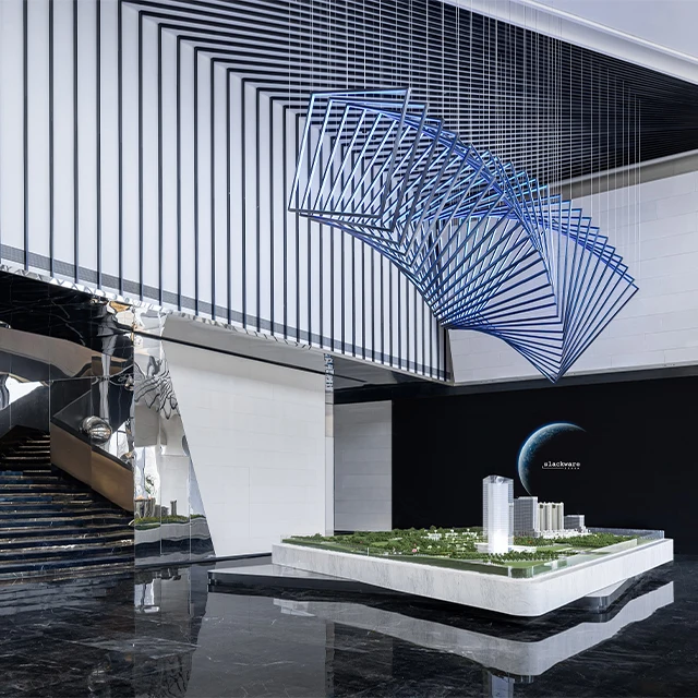 High-end Custom Luxury Real Estate Home Decorating 3d Architecture Marketing Center Interior Design