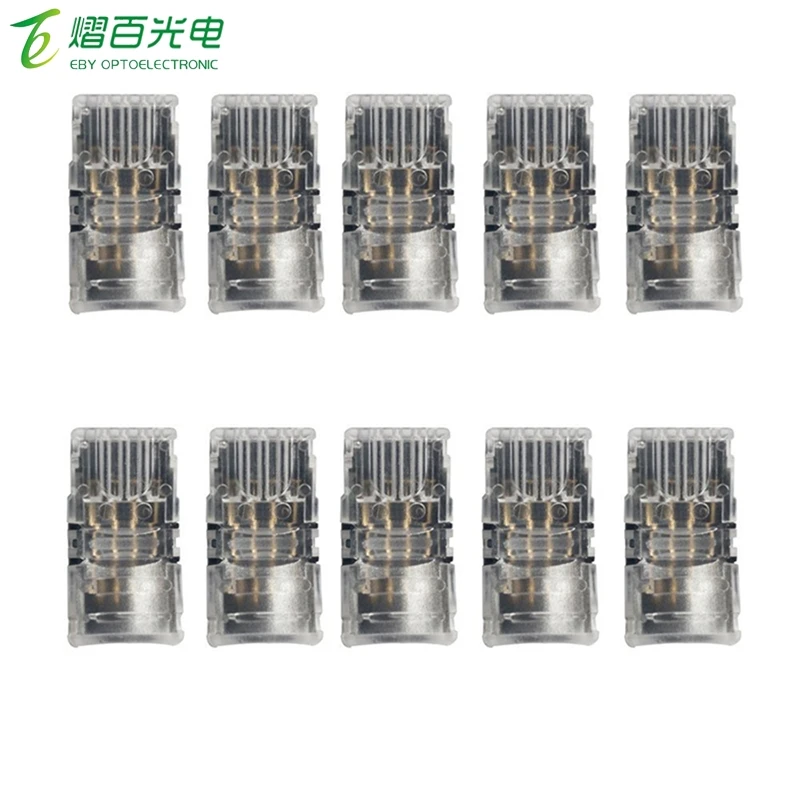 5 шт. 10 2/2/4/5/6pin светодиодные ленты для печатных плат тест-полоски провода одного RGB 3528 5050 Подключение терминала сращивания