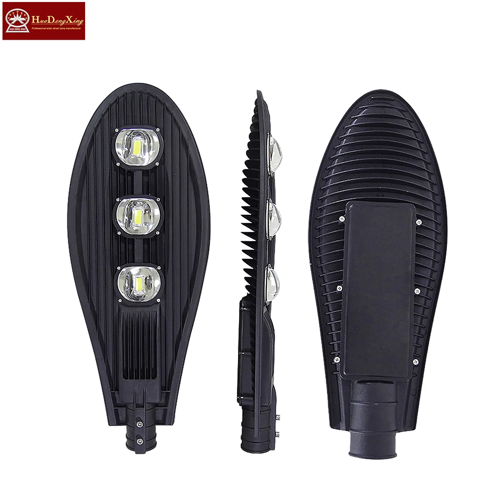 Huadengxing LED Cobra Street Light Thickened Aluminium Housing IP65 Waterproof COB SMD 30W-300W Outdoor Lighting