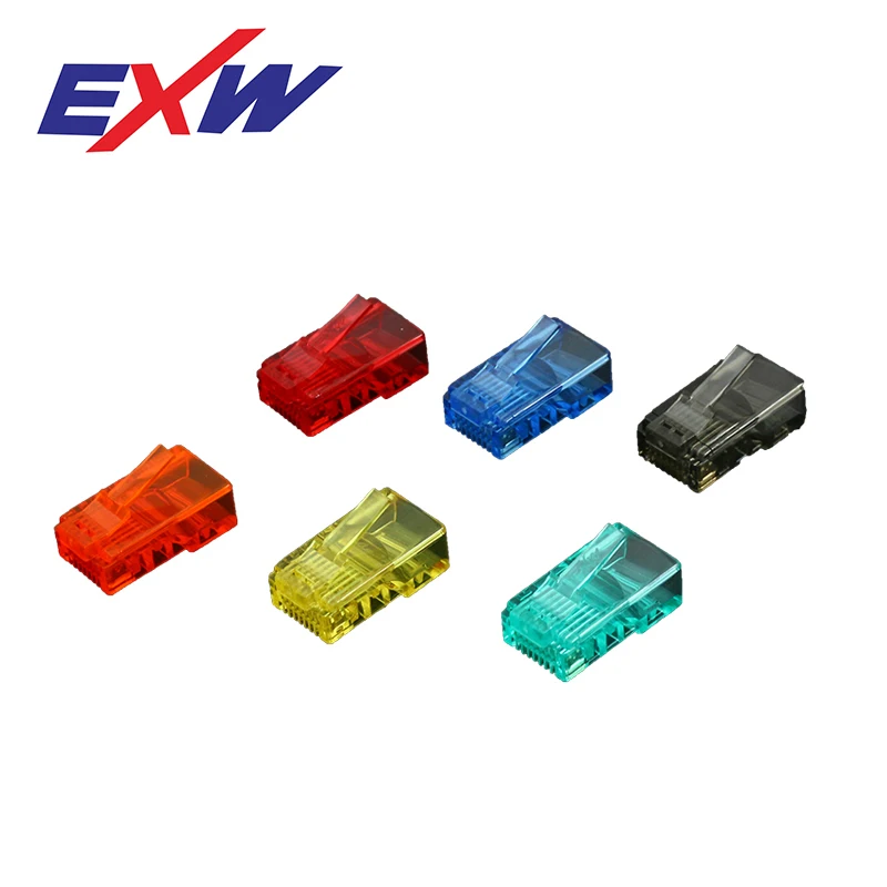 Лидер продаж Cat5E 8P8C UTP EZ RJ11 RJ45 соединительный провод быстрый Штекерный