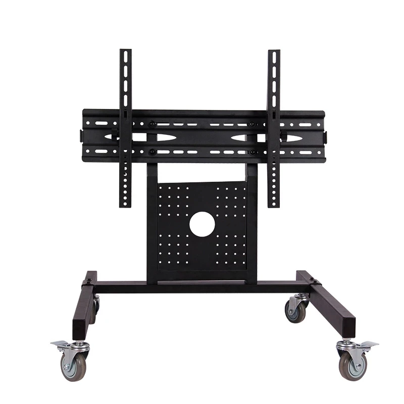 Мобильная напольная тележка для плазменного ТВ тележка для телевизора тележка для 32-65 дюймов Напольный держатель для телевизора Нагрузка 40 кг/88 фунтов с аудиополкой