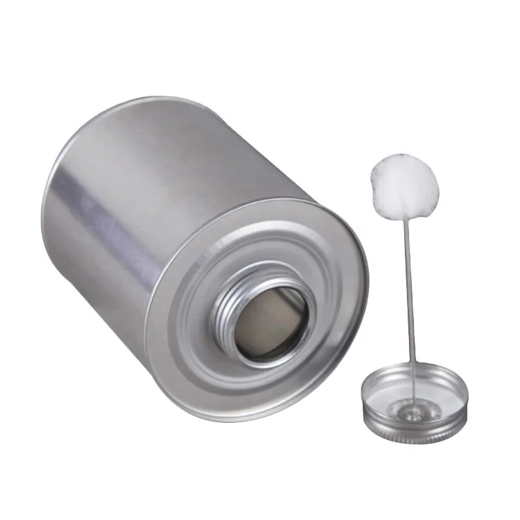 118ml /125ml /250ml /375ml screw top glue Tin Can,  metal cans with dauber With Brush For CPVC and PVC Adhesive