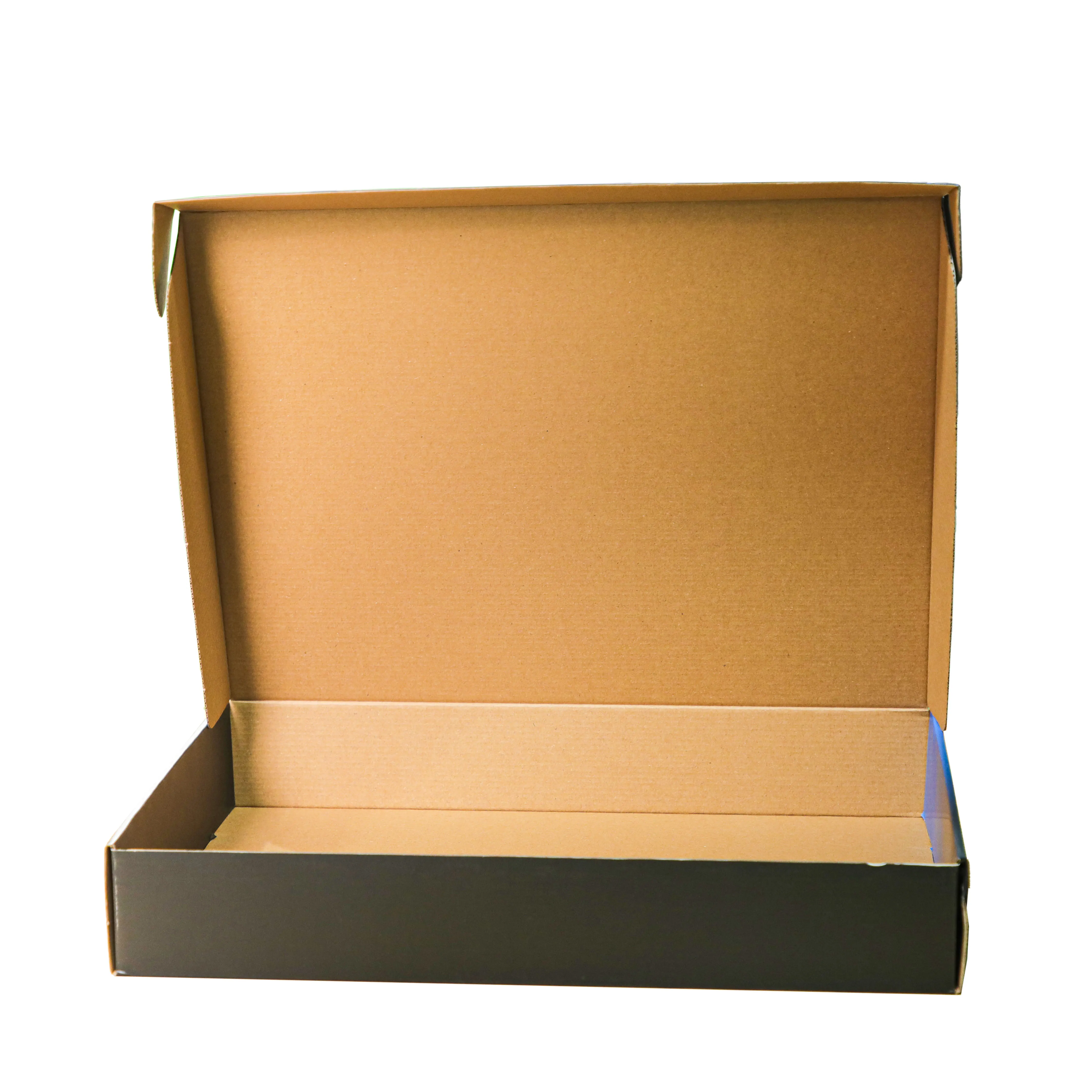 Packaging supplies factory cheap paper craft ecommerce boxes small matte black colored shipping packaging boxes