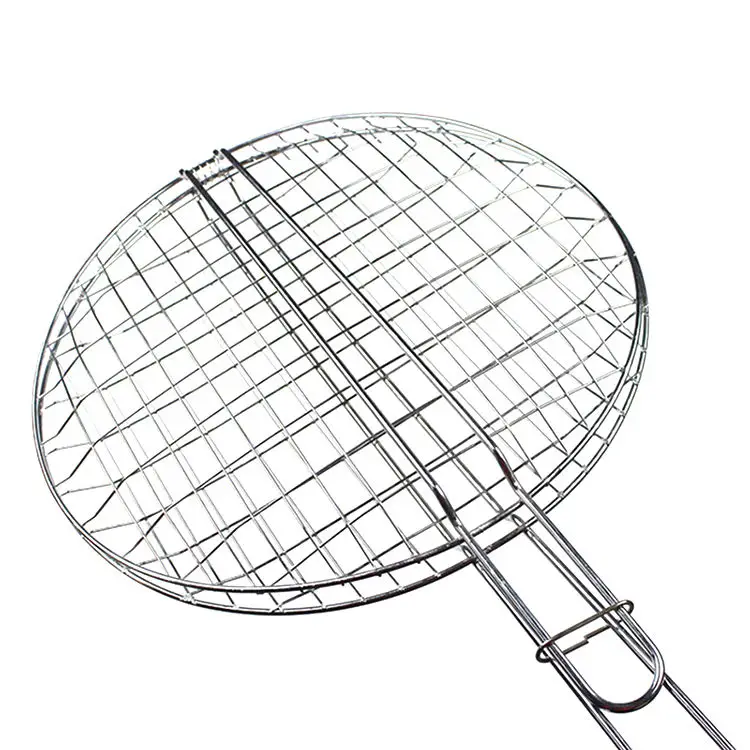 Прямая заводская цена индивидуальная круглая сетка для барбекю гриль из нержавеющей стали проволочная