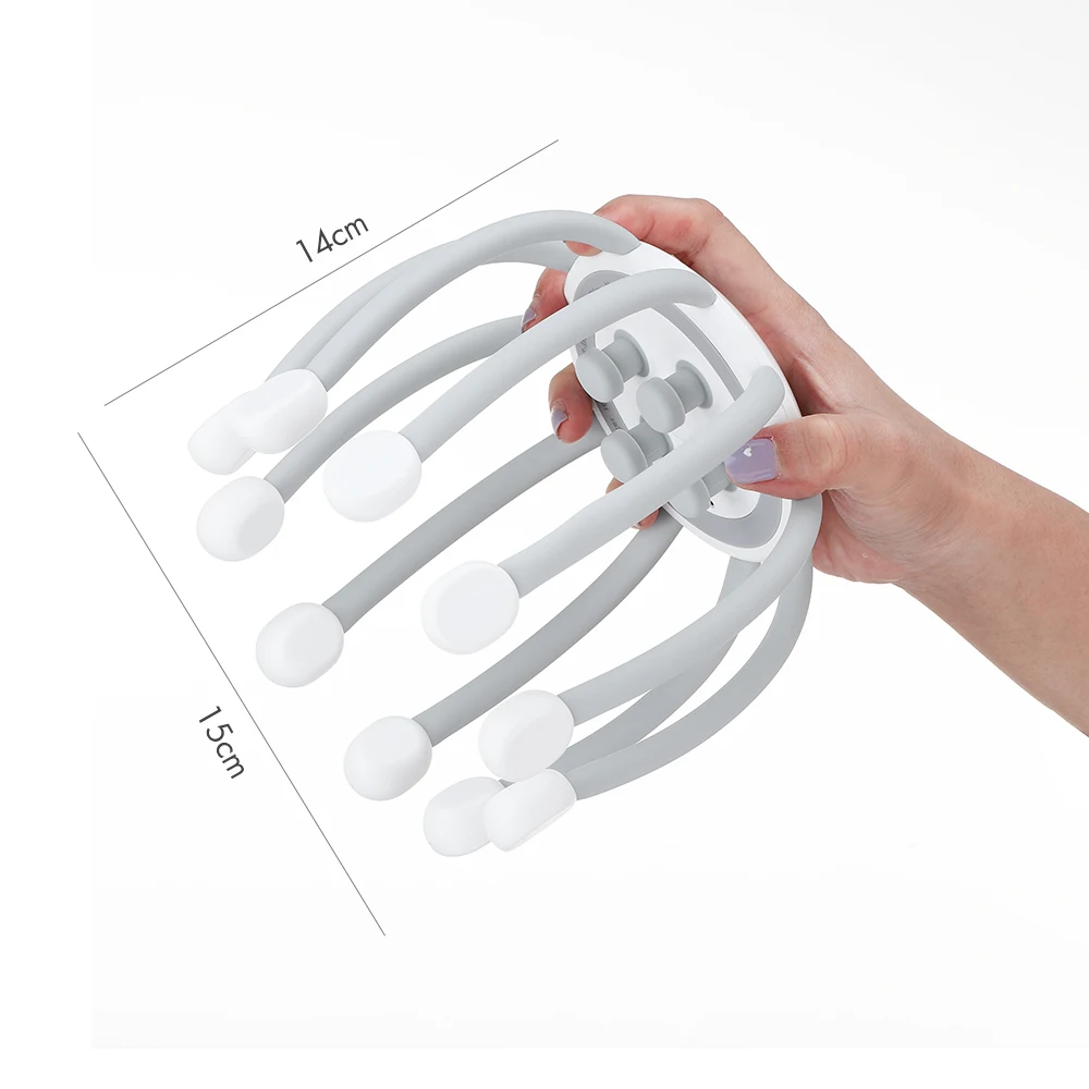 Best Selling Product Amazon 2024 HZ-IH-1 Octopus Claw Relaxation Head Massager for Relief Stress Reduction