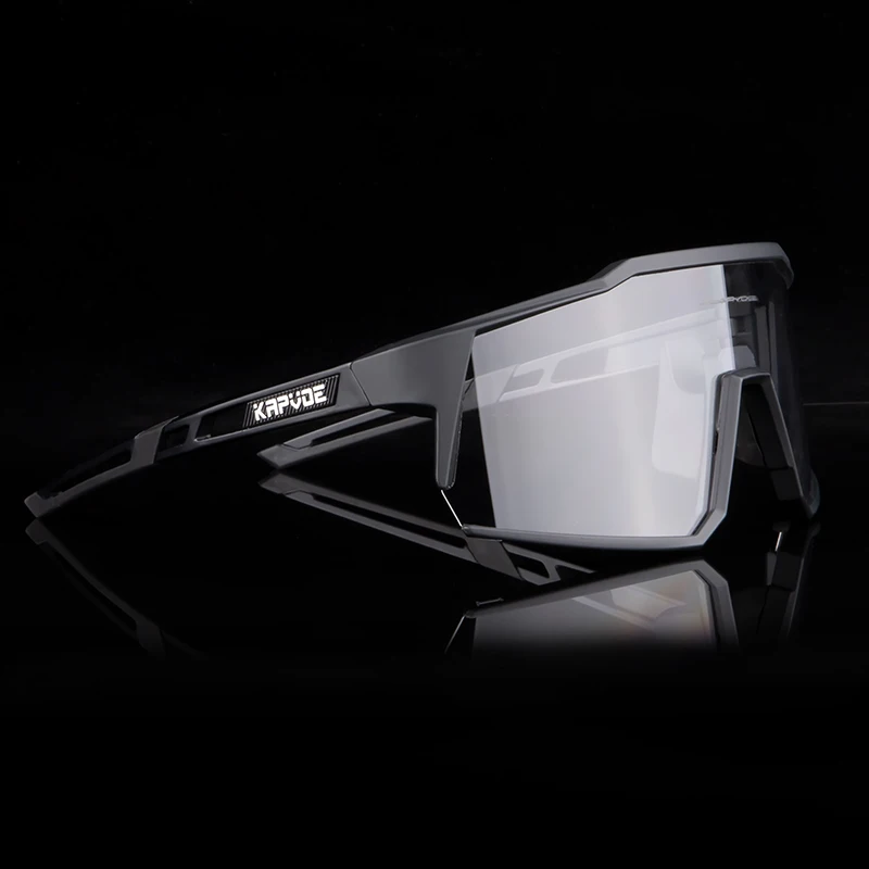 2022 New Trendy Fast Change Black Grey  Photochromic PC Lenses Colorful Oversize Anti-fatigue Plastic Glasses Lenses Manufacture