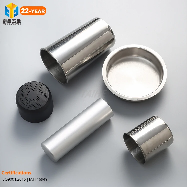 Custom OEM Sheet Metal Stamping Aluminium Stainless Steel Copper Deep Drawing Drawn Cover Shell Housing Can Parts