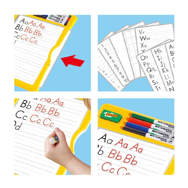 KSF Educational Toys English Alphabet Letter Learning Set Art Wordpad Drawing Board For Kids