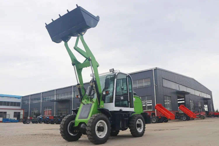 Multifunctional Mini Rated Load 1000Kg Long Boom Front Construction Machinery Backhoe Wheel Loader