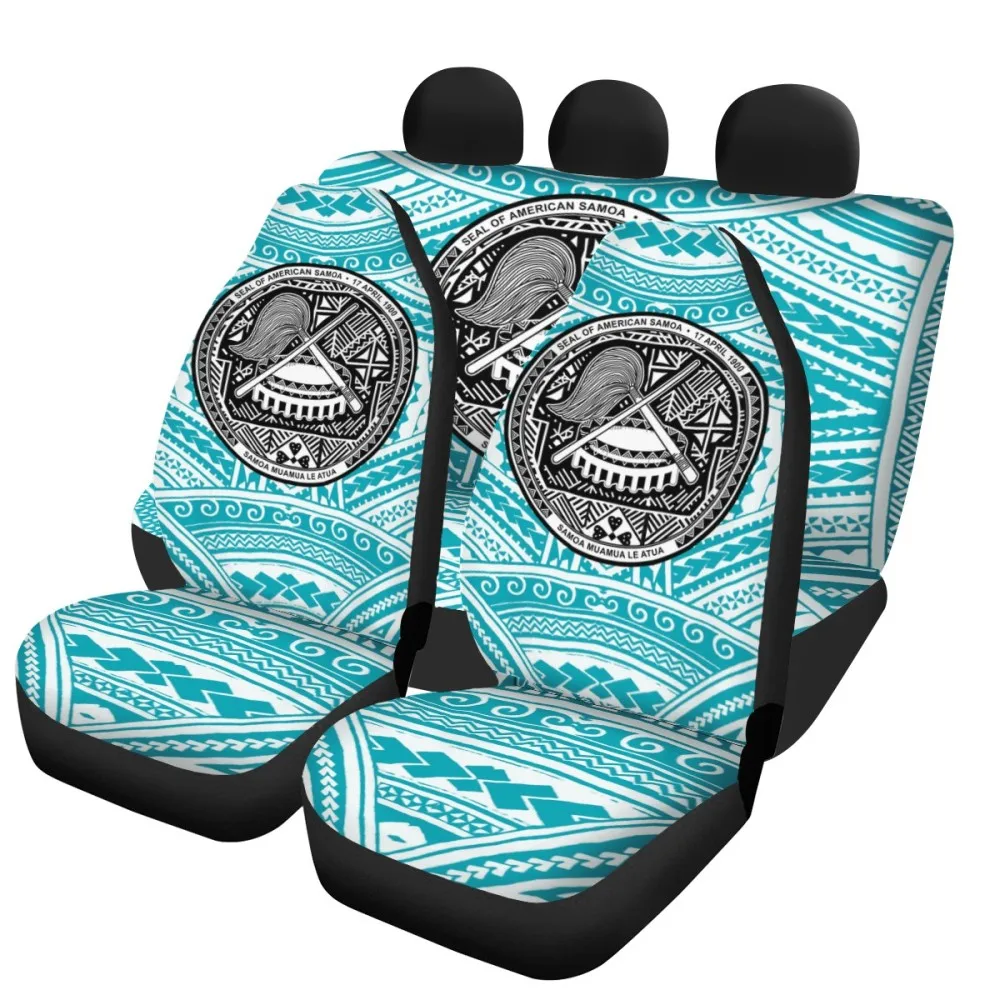 In Bulk Samoa Pattern Polynesian Design Funky Custom Printed Car Seat Cover Personalized Universal Fit for Auto Truck Van SUV