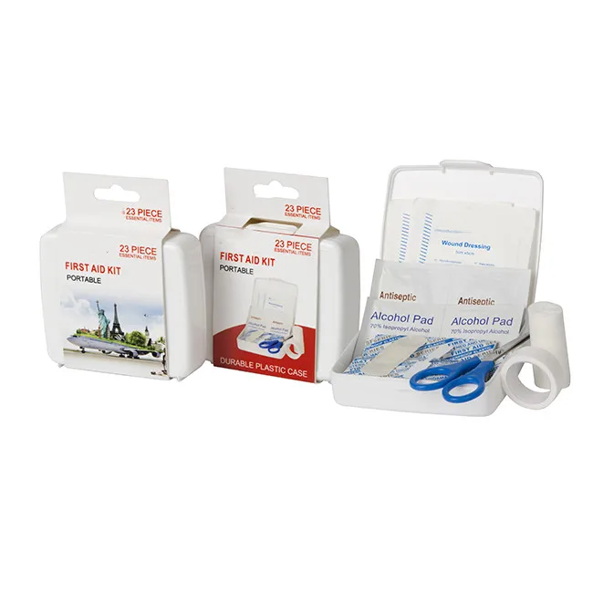 JCMED medical plastic professional first aid wall hanging storage box