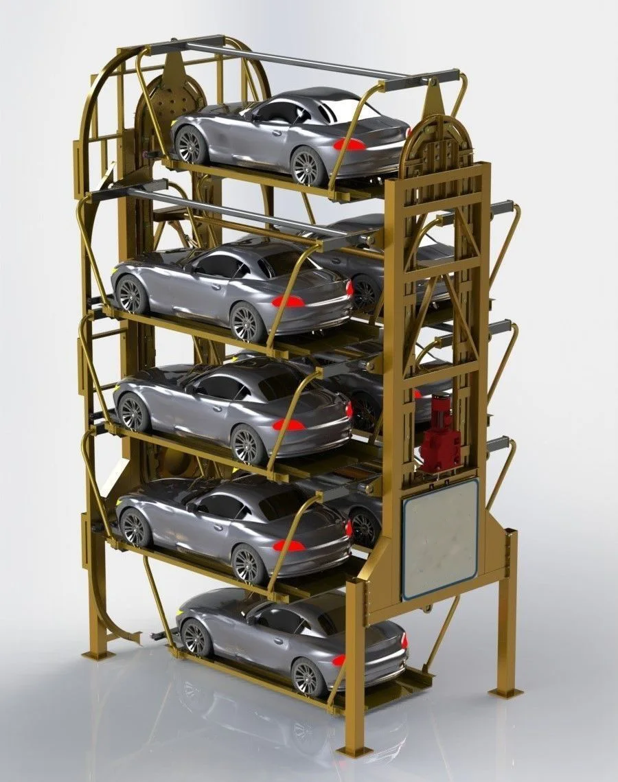 Good expansibility highly cost effective environmental multiple rotary parking lift machine/equipment/device