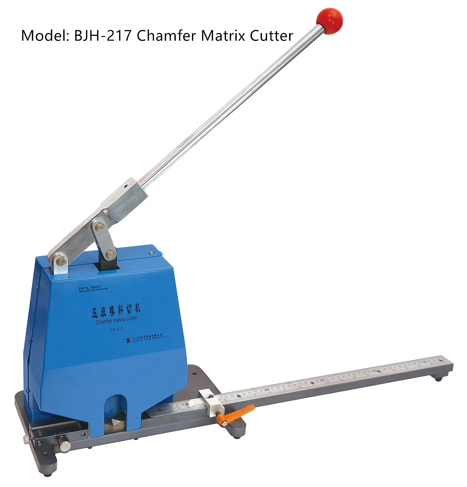 High Quality Durable Graphic Manual BJYH-217 Chamfer matrix cutter Die Cutting Creasing Matrix Cutter
