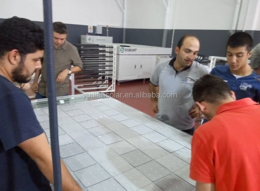 Radiant Yudian Fully automatic solar panel production line solar modules machines  solar panel manufacturing plant