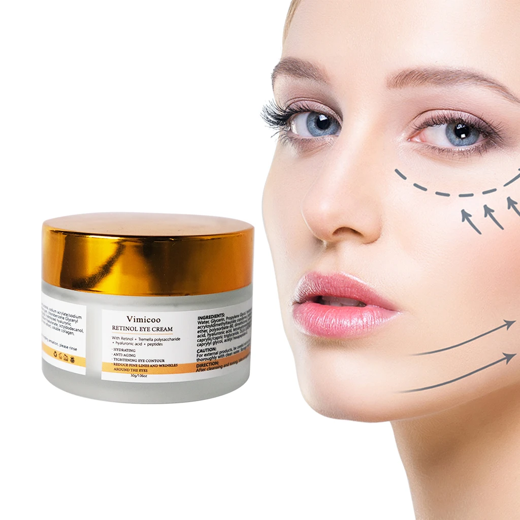 New Choice Custom Natural Organic Vegan Best Anti Aging Moisturize Soothing Eye Skin Cream Retinol Eye Cream