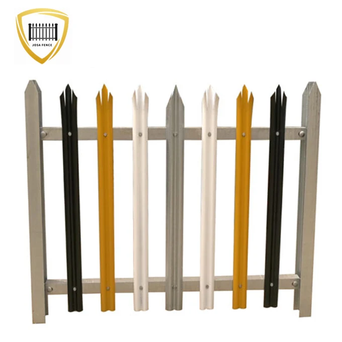 Горячеоцинкованная стальная ограда palisade/безопасная панель из ПВХ 2 4 м palisade