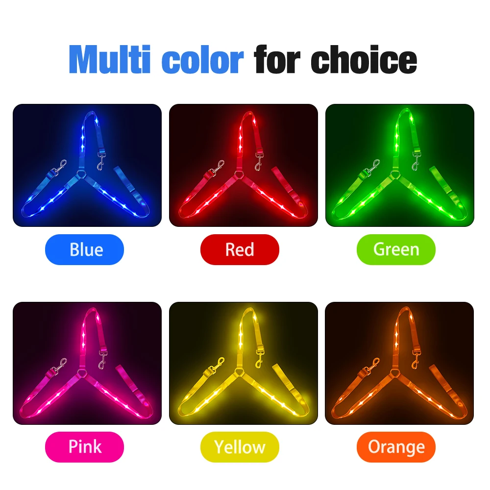 
New Arrival Led Light Flashing Driving Harness Breast Collar Horse 