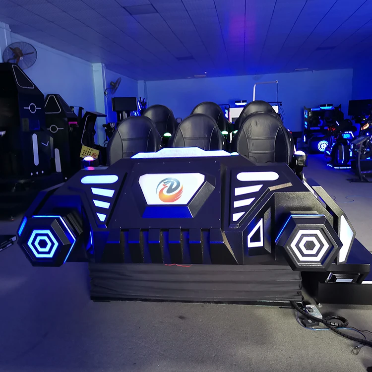 6-местный парк аттракционов виртуальной реальности VR американские горки 6 игроков