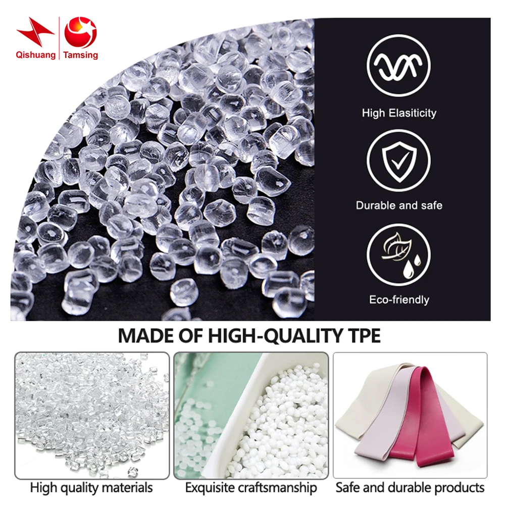 Custom Logo Elastic Loop Bands for Fitness Gym Workout Exercise TPE Resistance Bands High Quality TPE Band Set Loop