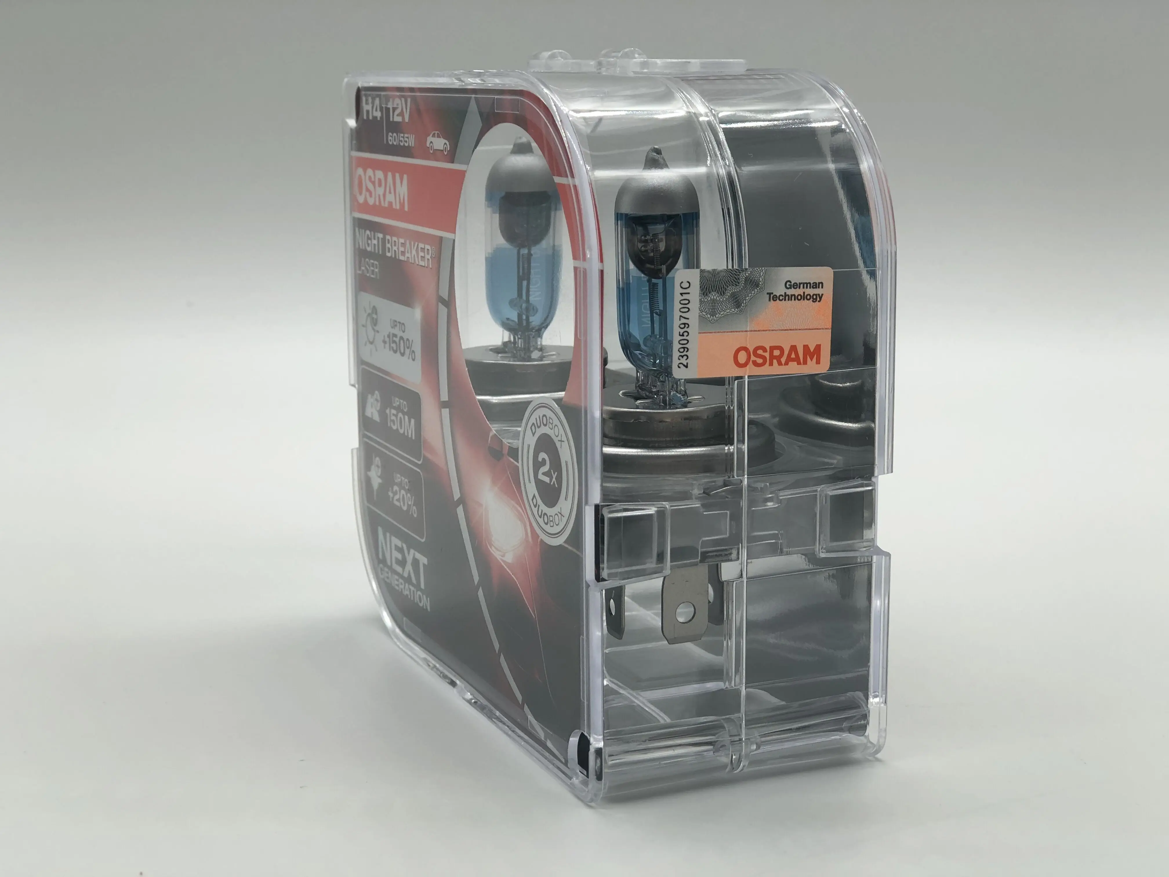 
64193NL Osram H4 Night Breaker Next Generation 150% More Light 