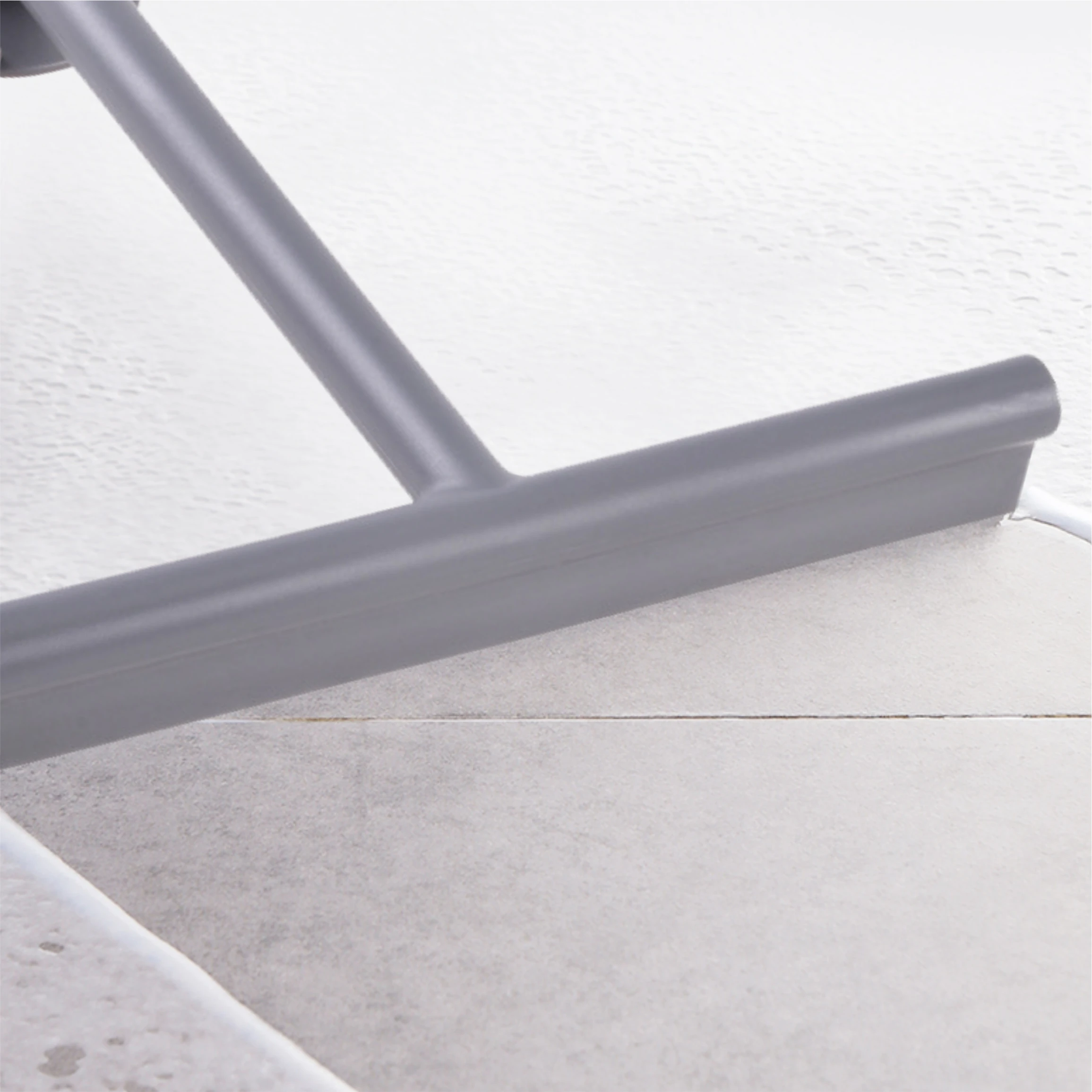 Window silicone squeegee cleaner with suction cup for mirror window glass cleaning squeegee