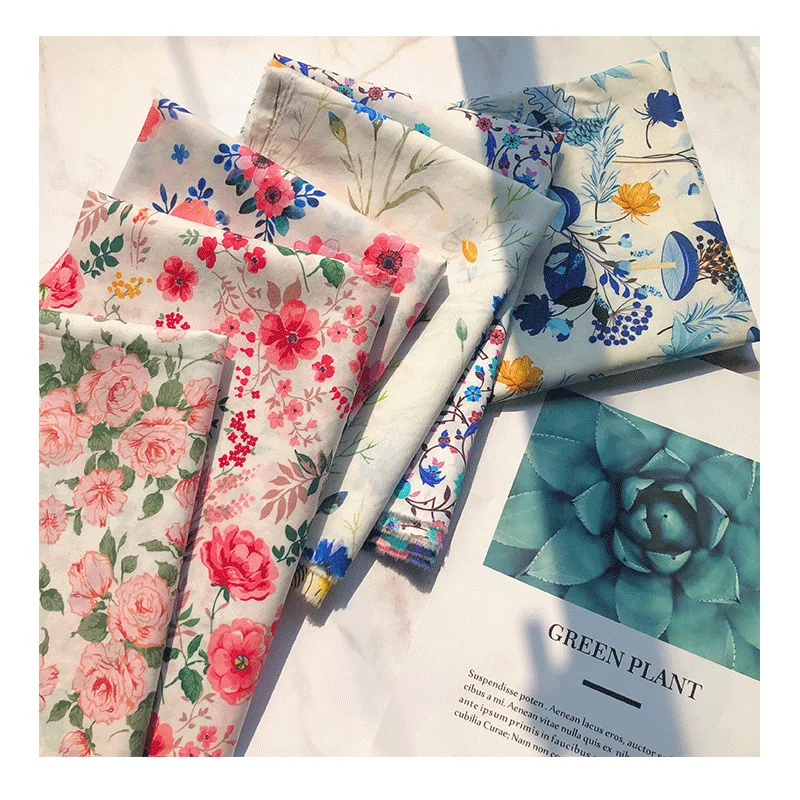 High quality digital printed cotton fabric for clothing