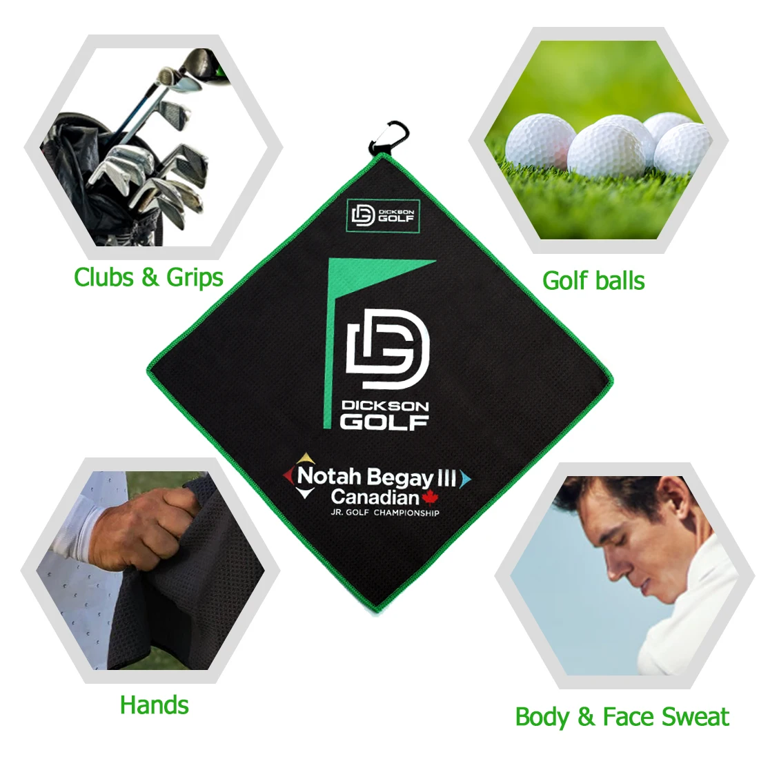 China manufactures  golf towel wholesale with custom logo printed microfiber waffle weave blank golf towels