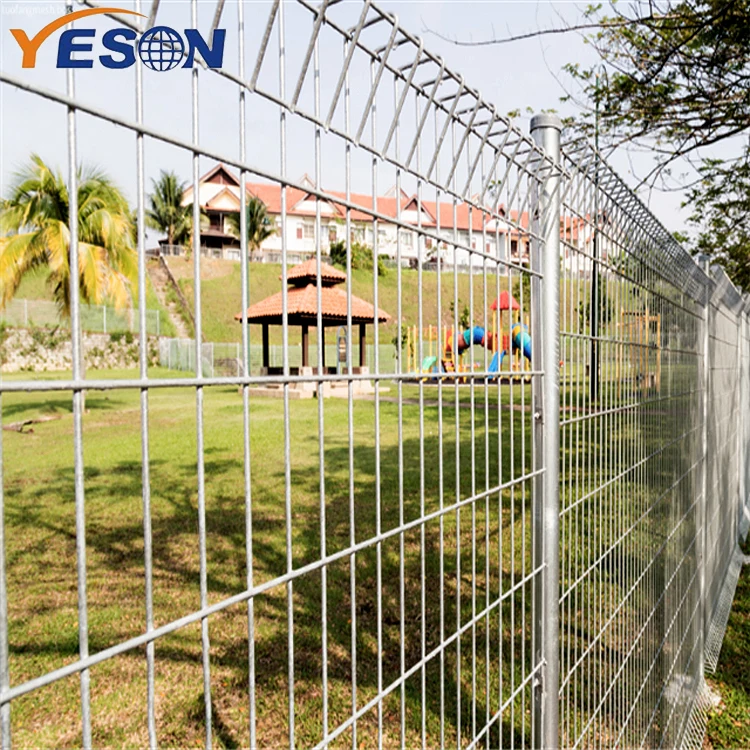 Steel material roll top triangle brc welded wire mesh fence