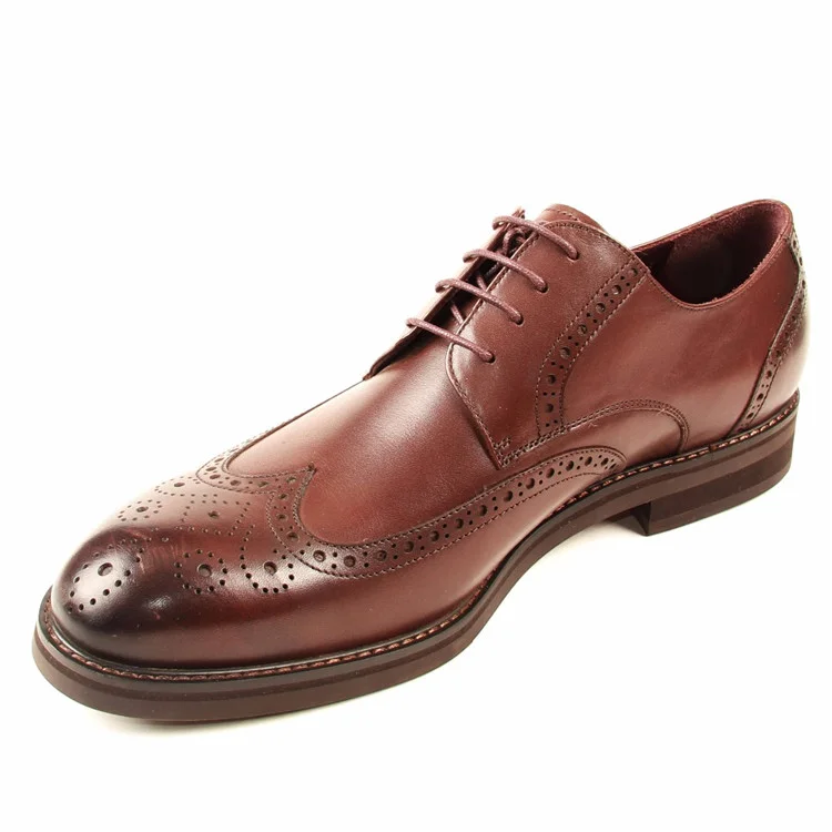 Мужские деловые туфли, коричневые кожаные туфли с пряжкой, мужские деловые классические туфли с высоким верхом, повседневные мужские туфли