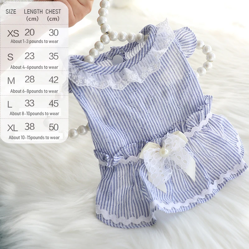 Summer Clothes Pet Birthday Dress For Dogs Vestidos Para Perro Pet Wedding Fancy Small Designer Luxury Dog Dress