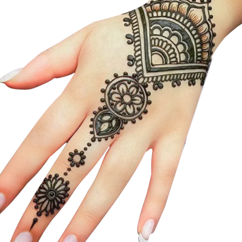 Latest Body Art Type Airbrush Henna Sticker Applying Henna Tattoo Stencil
