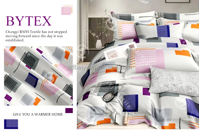 100% Cotton Baby Comforter Bedding Set Super King Size Plain Twill Style for Home Use for Kids Seasonal Use-Winter Spring Summer