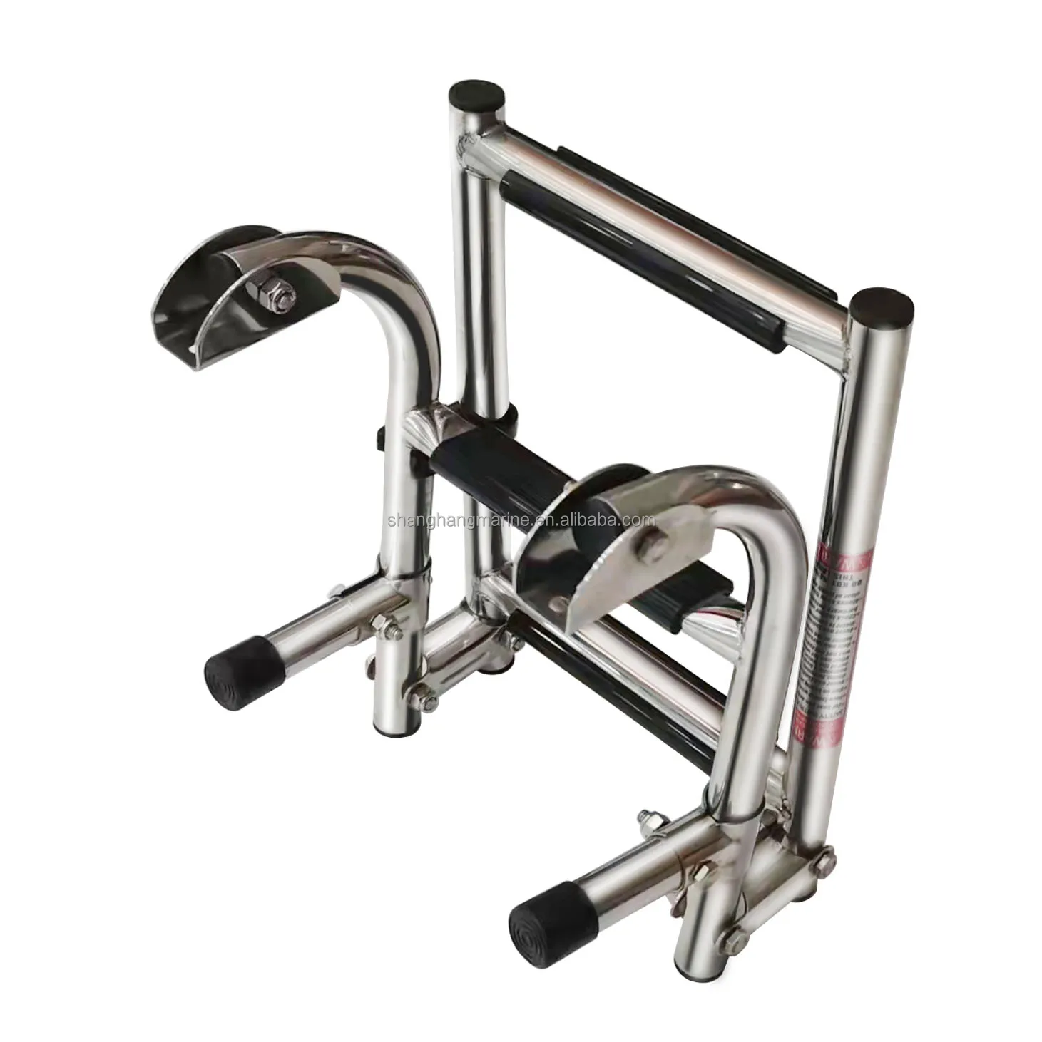 High Quality Stainless Steel Handrail Bracket 2+1 Marine Equipment Accessory Step Folding Boat Ladder